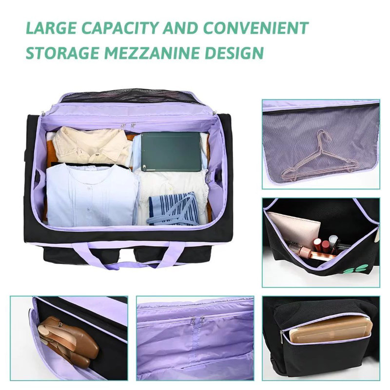 Rebrilliant Meliz Dance Bag With Garment Rack, 28" Dance Costumes